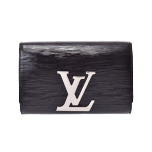 Louis Vuitton Epi Pochette Louise Noir Black Shoulder Bag Clutch